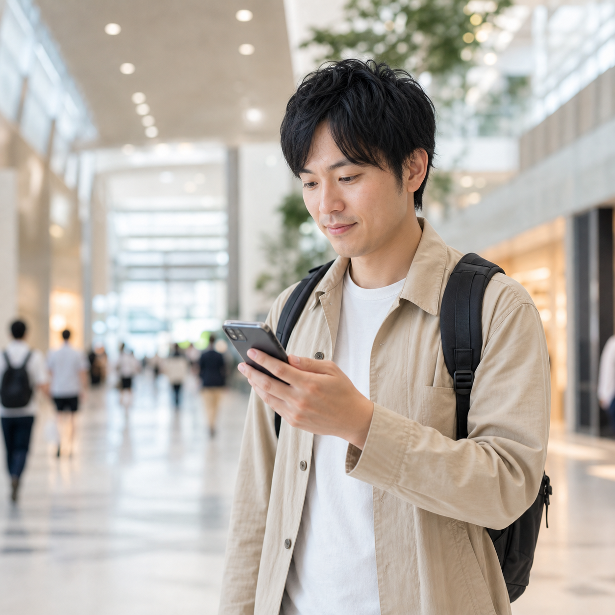 広場恐怖の段階的な外出練習を考える場面